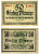 Вальденбург 50 пфеннигов 1918 полгода после мира, нотгельд, земля Силезия, серия 1 Grabowski W3.13 бумага 2193-18-3-1