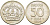 Швеция 50 эре 1954 TS, Густав VI Адольф (1950-1973) KM 825 серебро 119-1055