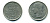 БЕЛЬГИЯ 5 ФРАНКОВ 1977 BELGIE KM 135.1 медно-никель 25-1515