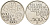 Бельгия 500 франков 1980 150 лет независимости, Belgique, Бодуэн I (1951-1993) KM 161 медно-никель покрытый серебром  UNC  4368-234