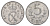 Дания 5 эре 1941 N; S, Кристиан X (1912-1947) KM 834 алюминий 4638-641