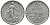 Франция 1/2 франка 1965 сеятель KM 931, Le Franc 198.3 никель 72-636