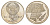 СССР 1 рубль 1987 70 лет Октябрьской революции Y 206 медно-никель PROOF 1085-6-34